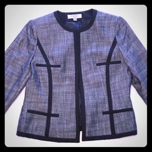 Kasper petit geometric blazer